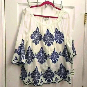 Beautiful Charter Club 4/4 Sleeve Blouse,Size LP